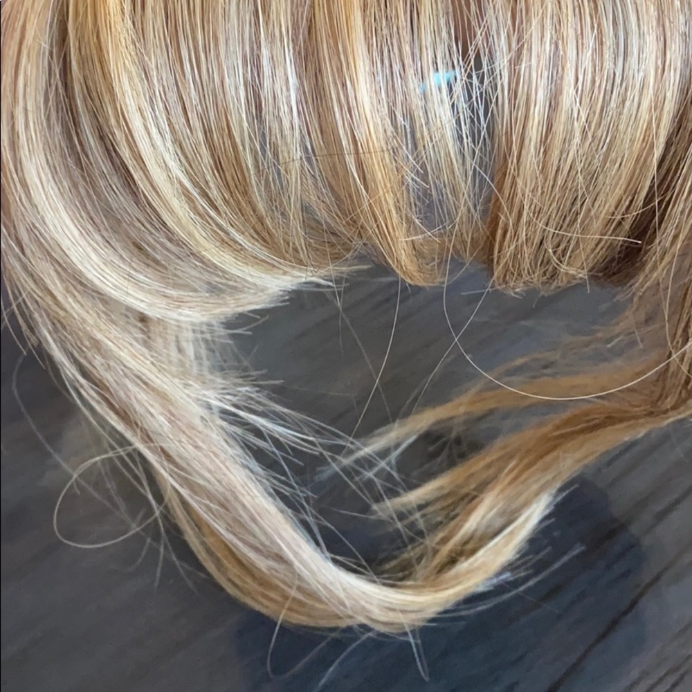 INH Insert name here clip in bangs
